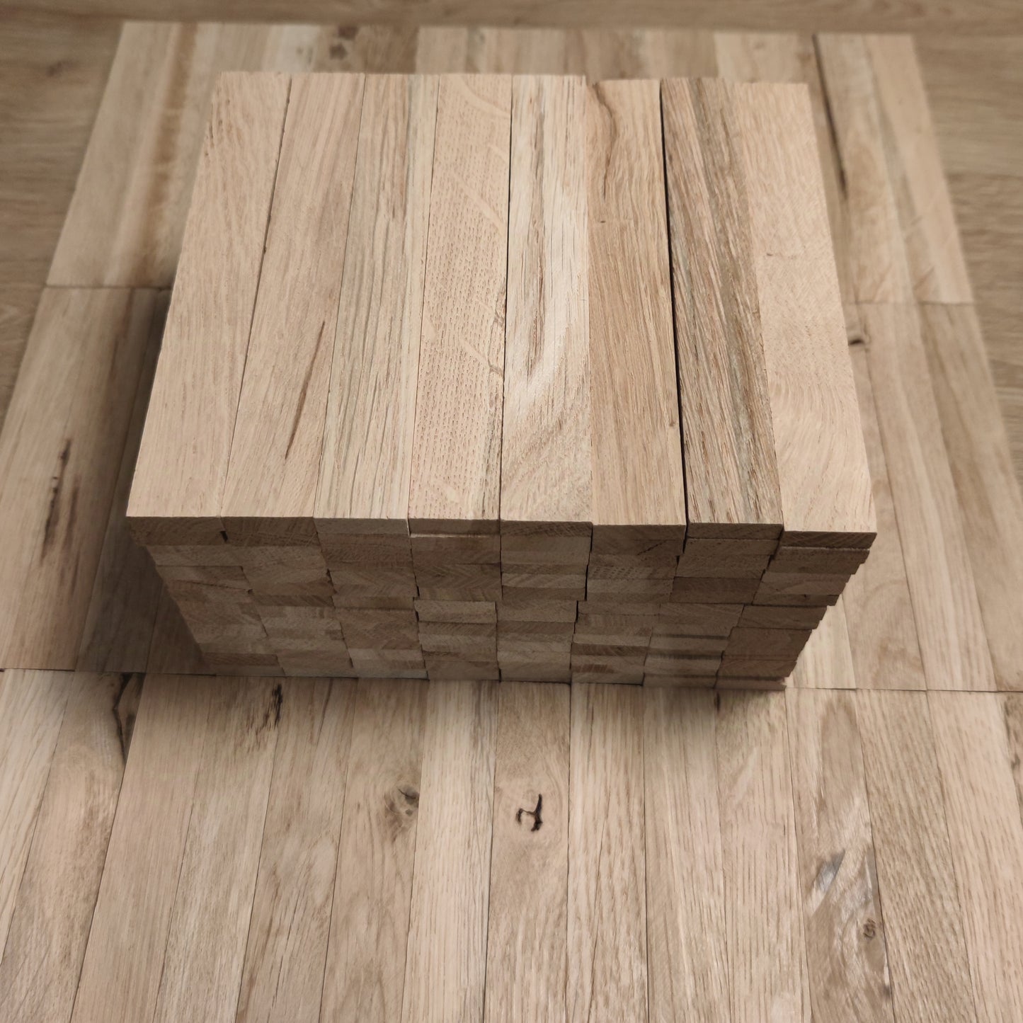 Easy-Sticks 3.0 - Chêne Shine clair - 16cm x 2,3cm x 0,8cm - 160 pièce