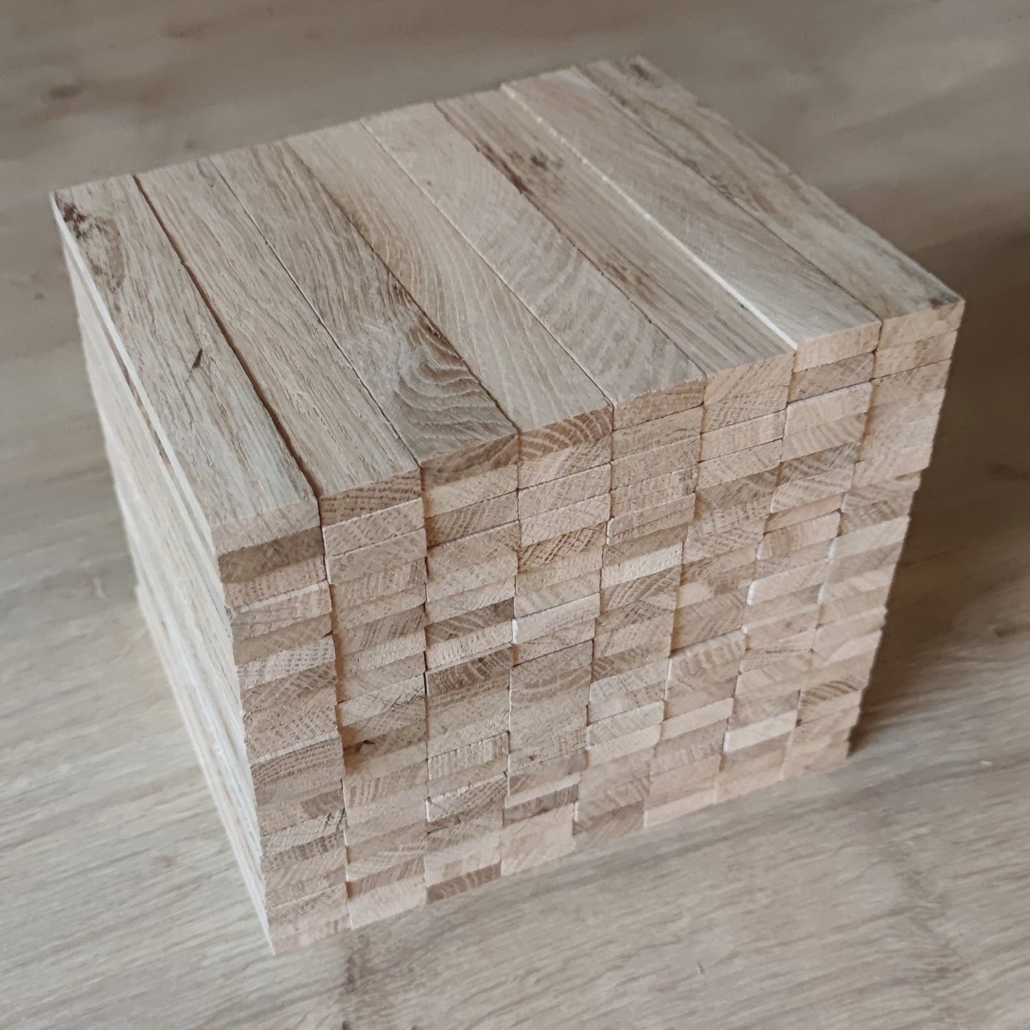 Easy-Sticks 3.0 - Chêne Shine clair - 16cm x 2,3cm x 0,8cm - 160 pièce