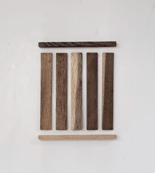 Easy-Sticks 3.0 Brown Mix - Chêne - 196 pièces - 16cm x 2,2cm x 0,8cm