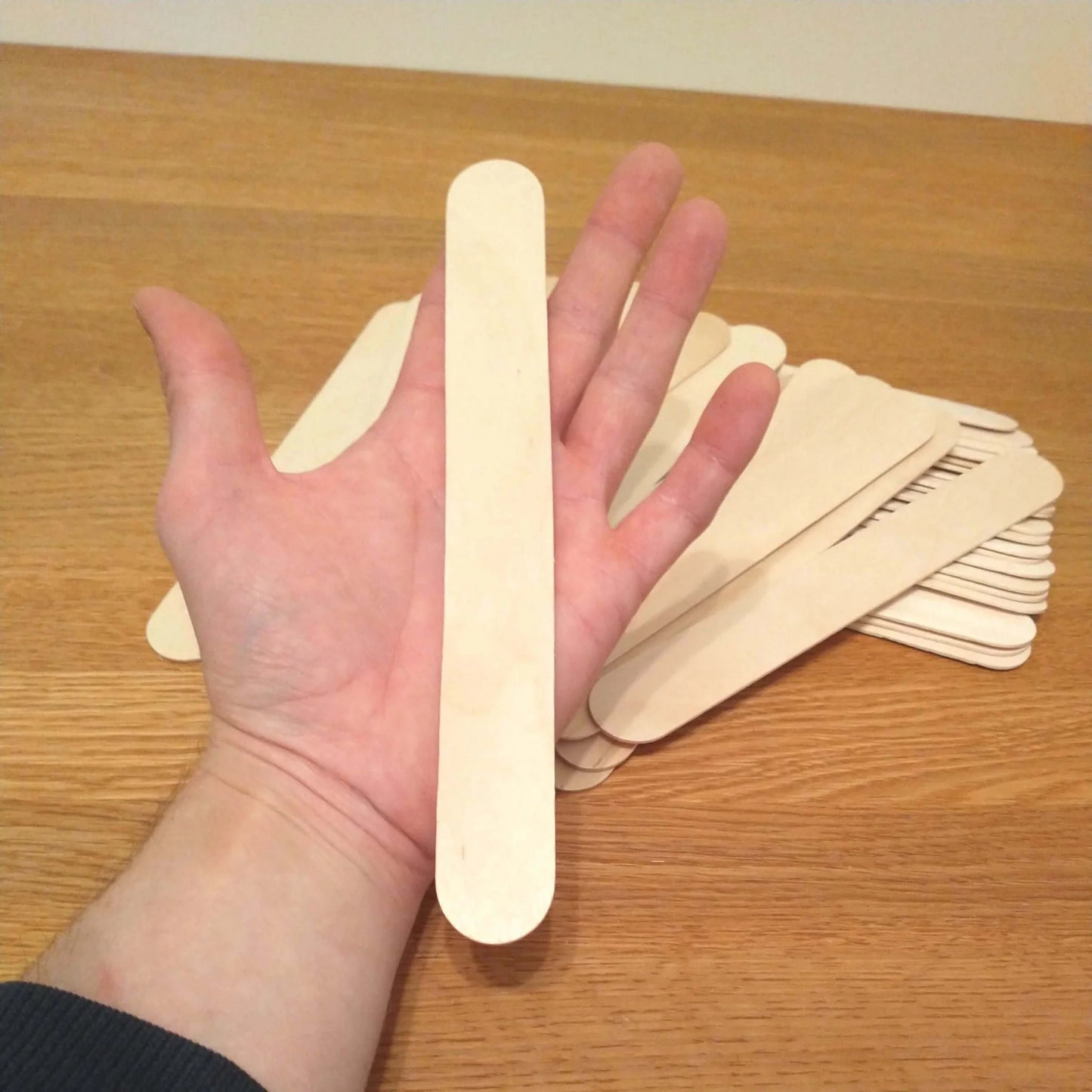 20 x Easy Ice-Sticks 2,5cm x 20cm - Idéal Pour Bricoler Avec Des Bâtons En Bois Pour Des Décorations Créatives De Noël