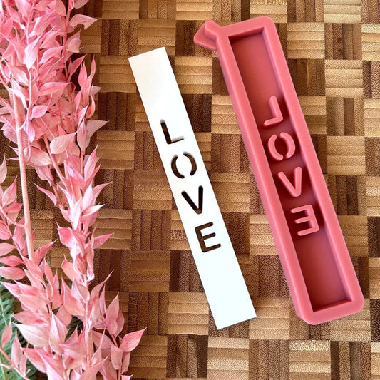 Moule en silicone LOVE pour photophores, Robust & Made In Germany
