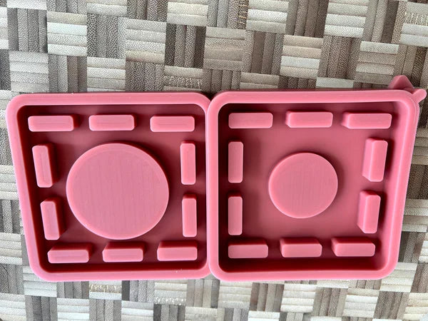 Moule en silicone pour le moulage de photophores - Carré - Silicone de haute qualité